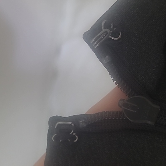 Ann Taylor skirt petite a line lined stretch Mini gray Size 00 EUC - Picture 8 of 9